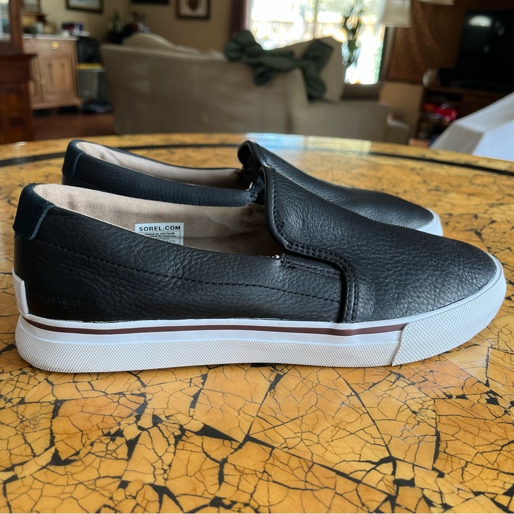 Sorel Men's Black Slip-On Shoes